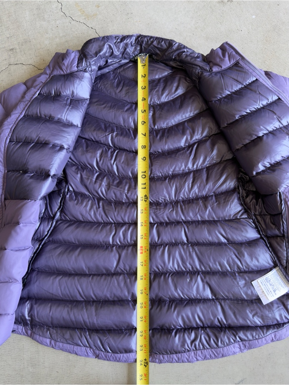 Arc'teryx / Purple Down Puffer Jacket / Womens Small - Picture 4 of 8